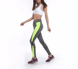 Women's Fitness Leggings With Stripes