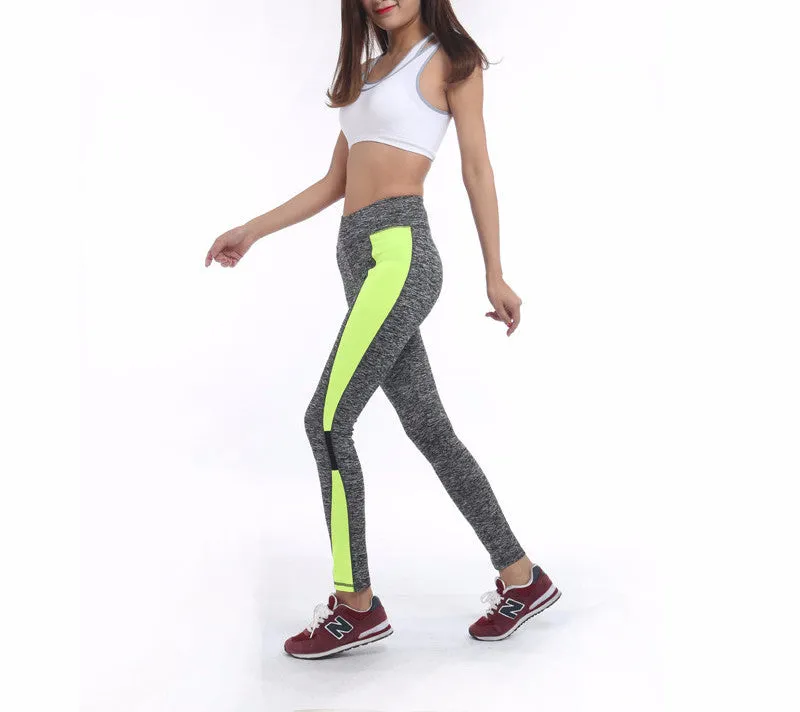 Women's Fitness Leggings With Stripes