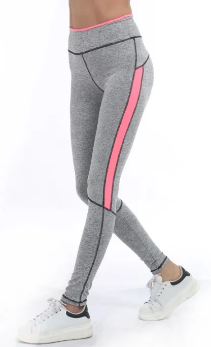 Women's Fitness Leggings With Stripes