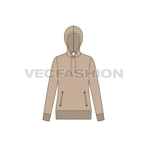 Women's Slim Fit Vector Hoodie