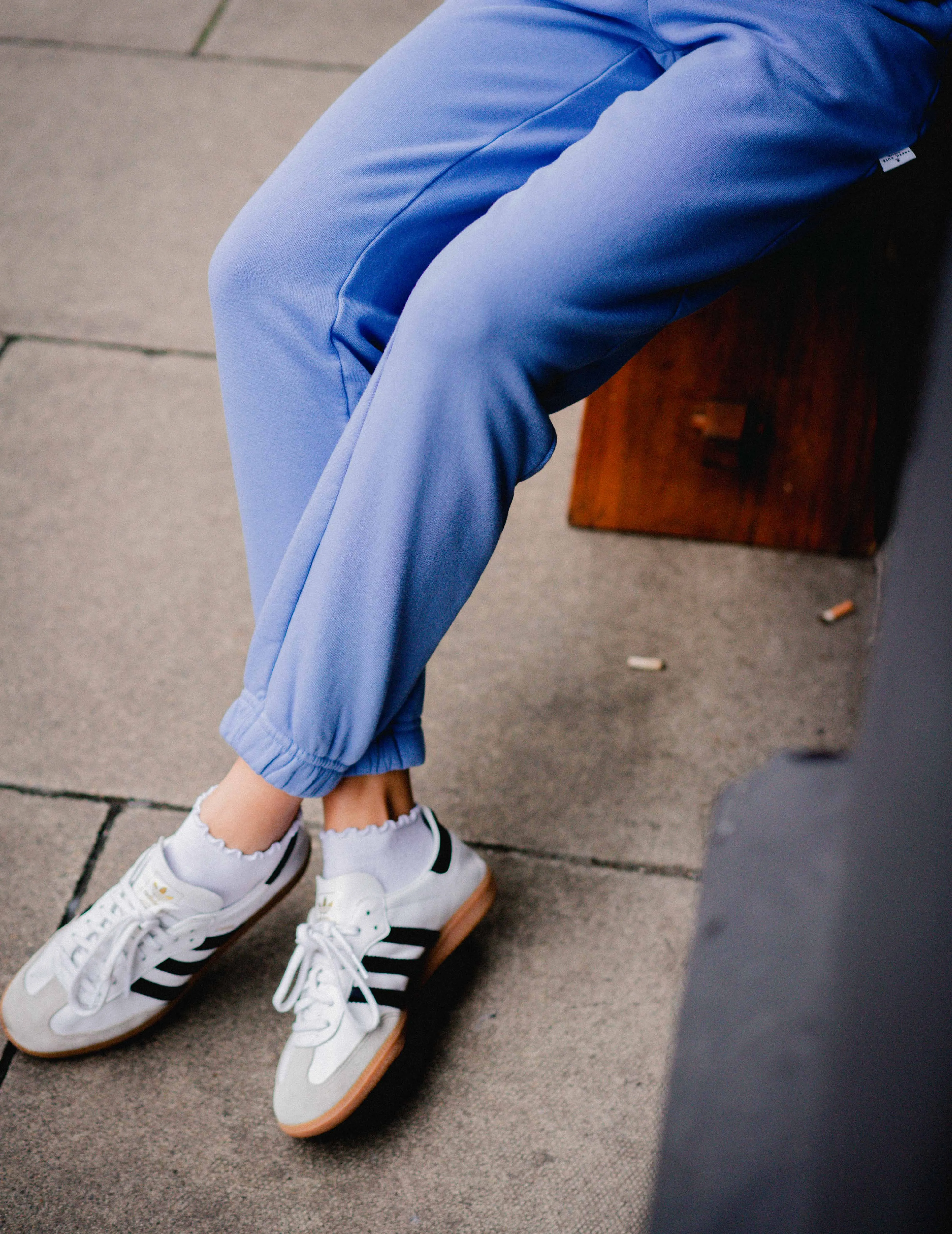 Womens Track Joggers - Blue