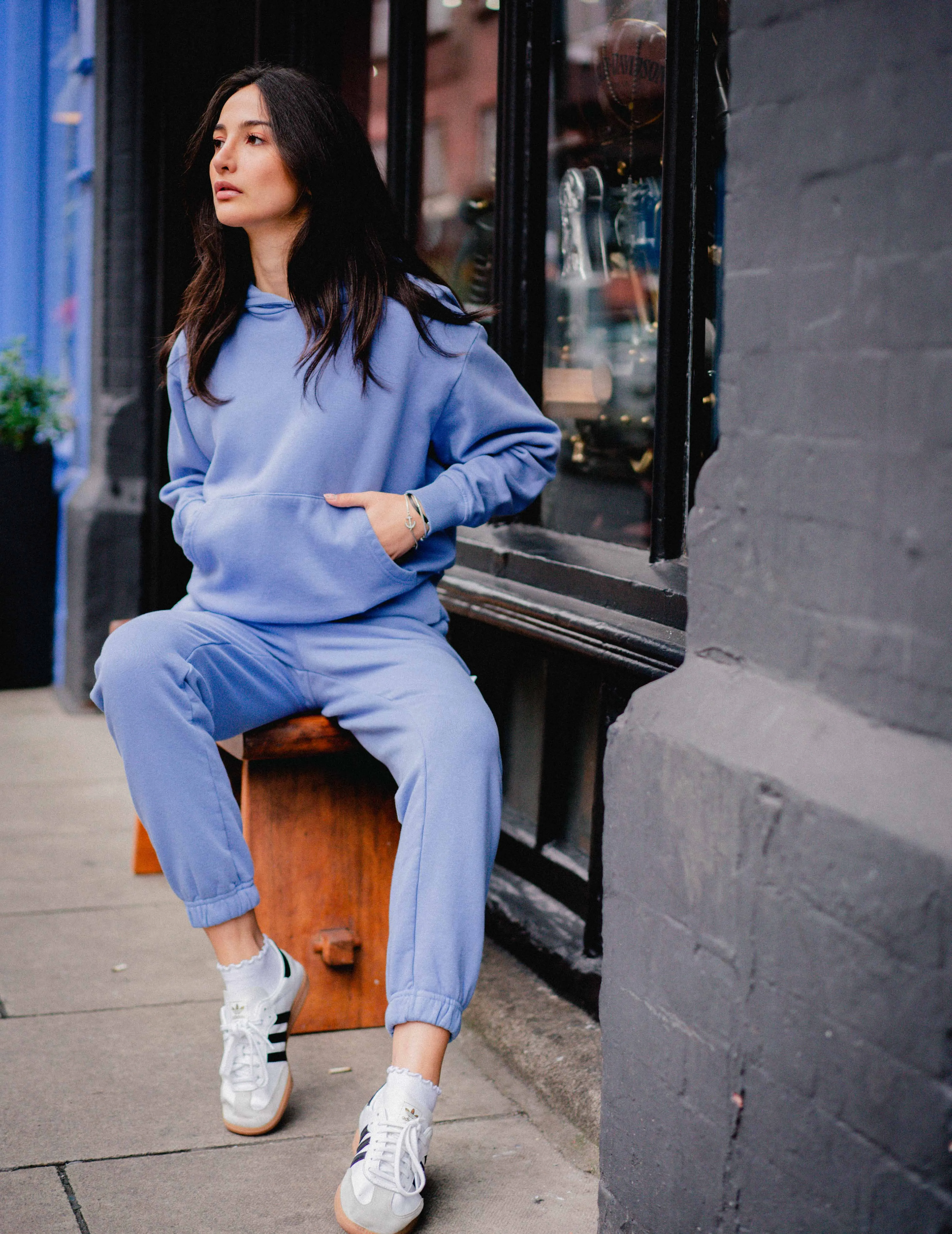 Womens Track Joggers - Blue
