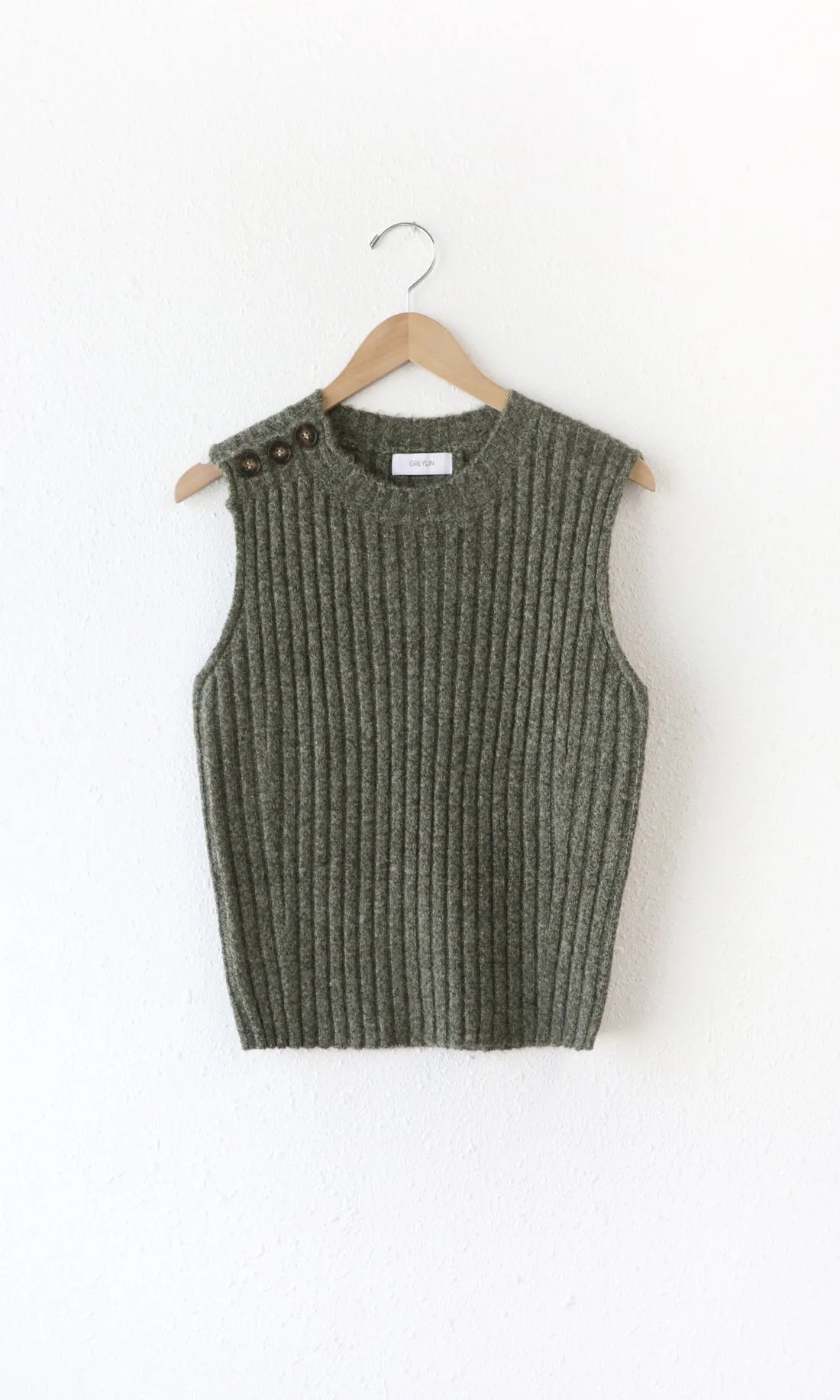Yale Melange Sweater Knit Top